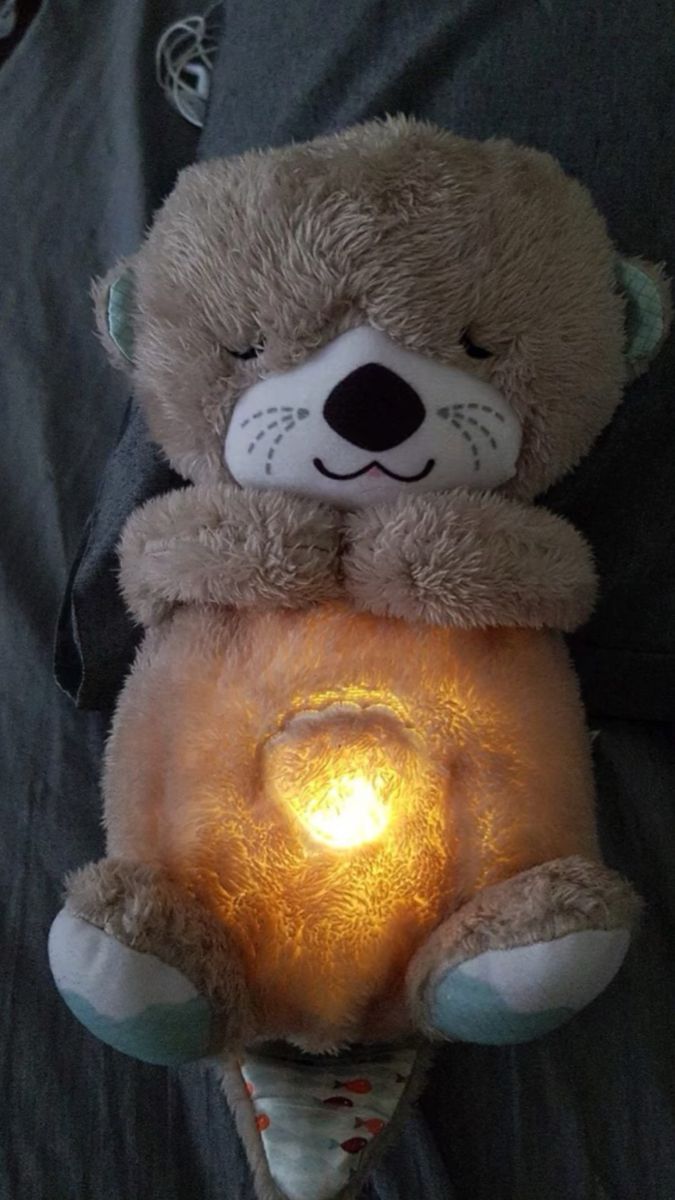 Breathing Teddy Bear with Soothing Music, Comfort Plush